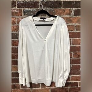 Banana Republic XL Elegant White Women's Blouse